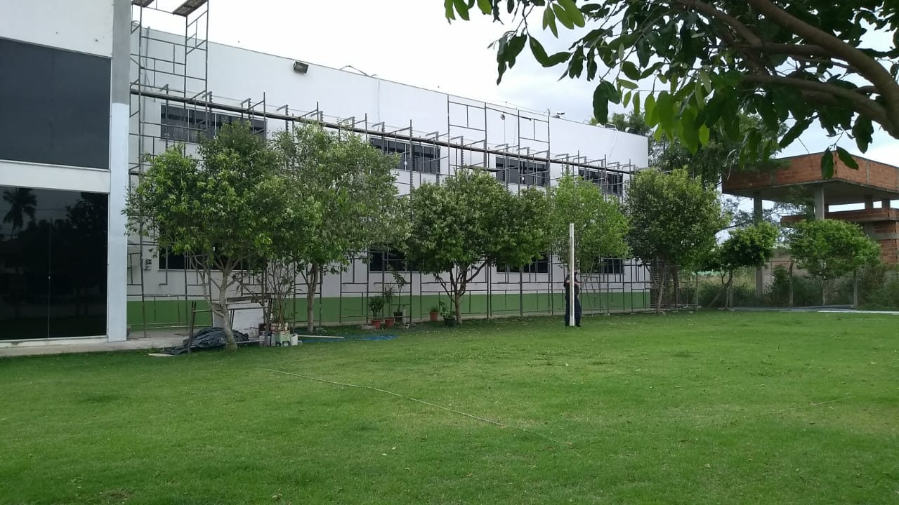 Pintura externa do prédio da Reitoria - contrato 05/2021