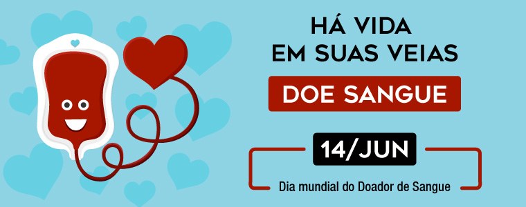 Banner Dia Mundial do Doador de Sangue