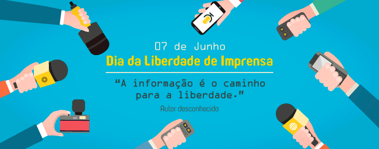 Banner Dia da Liberdade de Imprensa