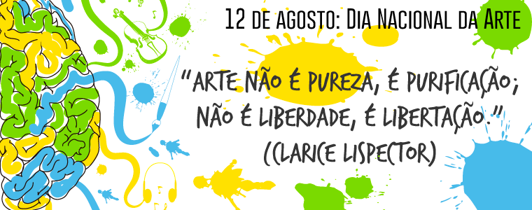 Banner Dia Nacional da Arte - 12 de agosto (home)