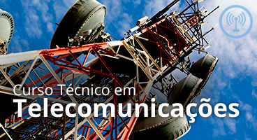 Capa do Curso Técnico em Telecomunicações