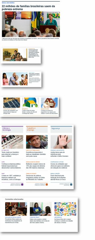 Módulos de chamadas para capas Módulos de chamadas para capas