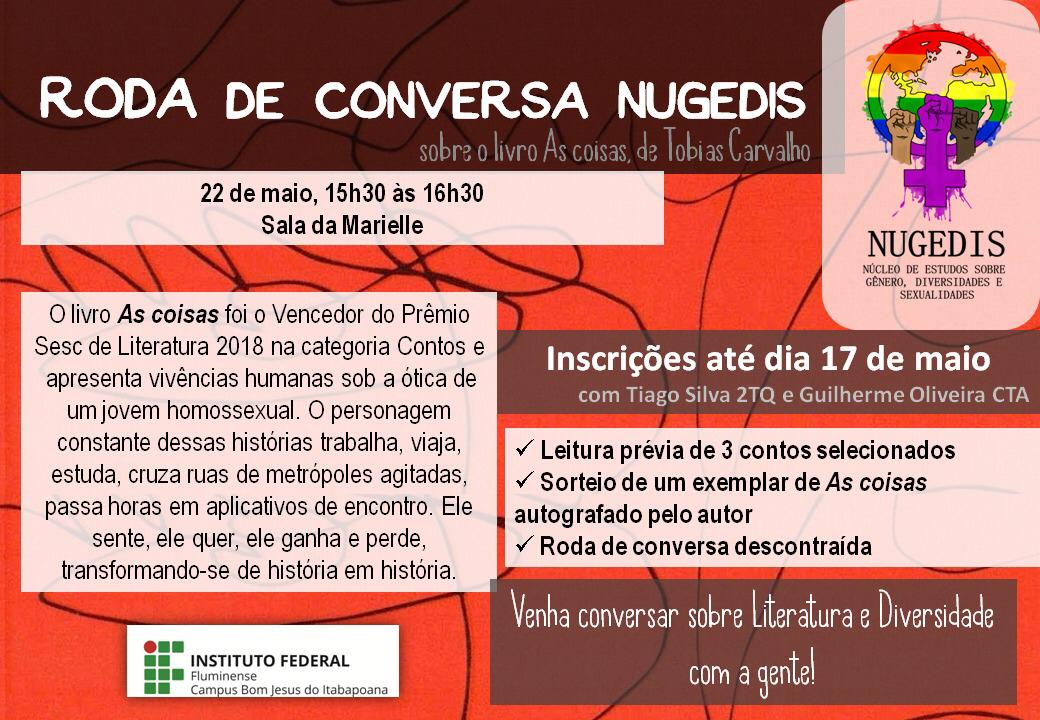 Divulgação Roda de Conversa Nugedis