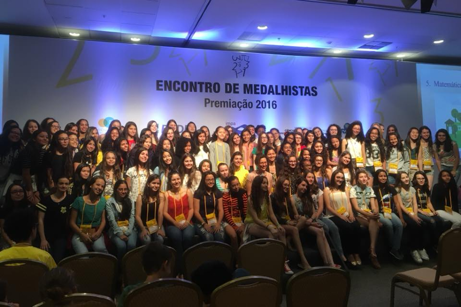 Premiação Obmep 2016 - Rebeca Fontoura