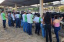 Atividades práticas aconteceram no laboratório de Bovinocultura.