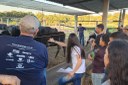 Atividades práticas aconteceram no laboratório de Bovinocultura.