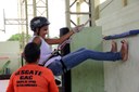 Com o auxílio dos instrutores do GAC, eles aprenderam como operar o equipamento de modo seguro.