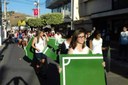 Peças montavam um campo de futebol.