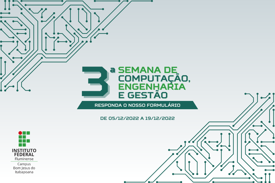 3 Semana de Computação, Engenharia e Gestão