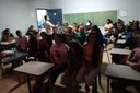 Produtores participam de aulas práticas e teóricas.