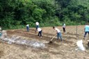 Alunos plantaram banana, cenoura, beterraba, alface, Gliricidia, entre outras espécies.