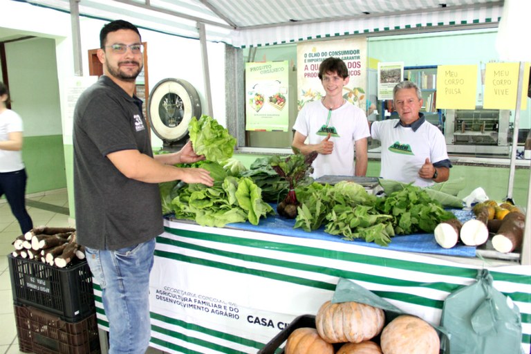 Feira Orgânica na Mostra do Conhecimento