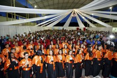 Cerimônia aconteceu na quadra do Campus Bom Jesus.