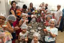 Participantes colocaram a mão na massa e prepararam deliciosos cupcakes!