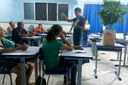 O professor Antonio Alonso ministrou uma das aulas do curso.