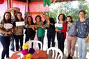 Confraternização possibilitou a troca de experiências sobre o ensino do idioma no Instituto.