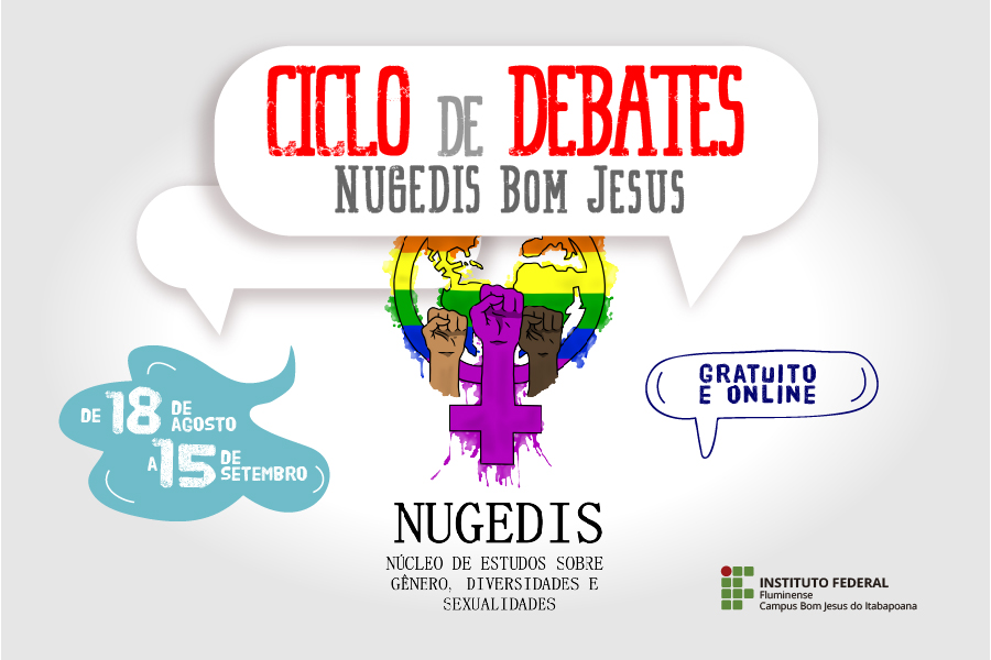 Inscrições para Ciclo de Debates do Nugedis começa na próxima segunda-feira, dia 10