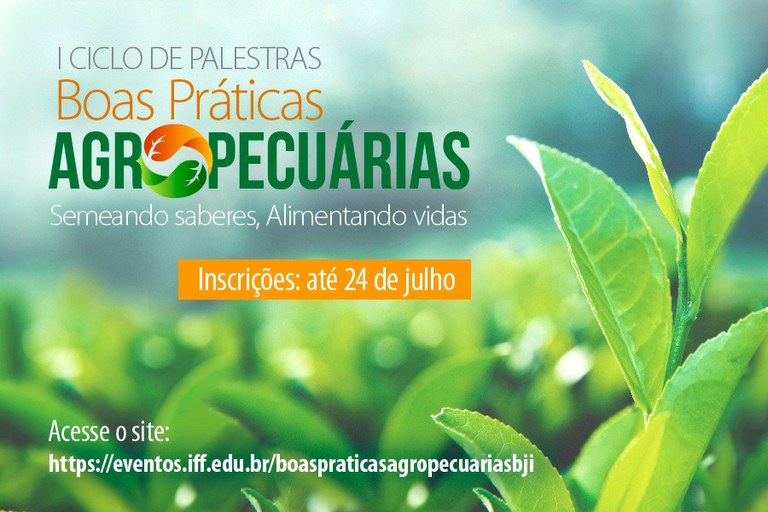 I Ciclo de Palestras Boas Práticas Agropecuárias