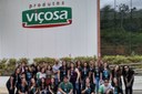 A fábrica dos Produtos Viçosa foi uma das localidades visitadas na Universidade..