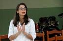 Médica do campus ministrou a palestra.