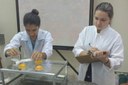 Bolsistas desenvolveram análises da qualidade do alimento nos laboratórios do campus.