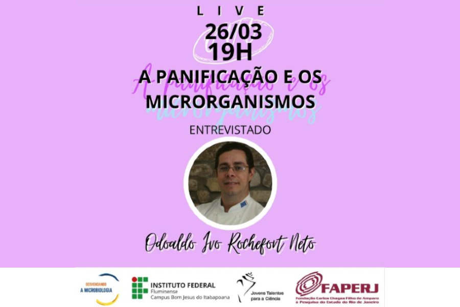 Projeto “Desvendando a Microbiologia” realizará live sobre panificação e microorganismos