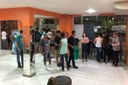 Cinema foi primeira atração da programação de aniversário do Campus Bom Jesus.