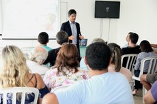 Servidores prestigiaram o evento e participaram das discussões.