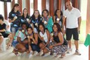 O 2º ano do curso técnico integrado venceu também  
o handebol feminino.