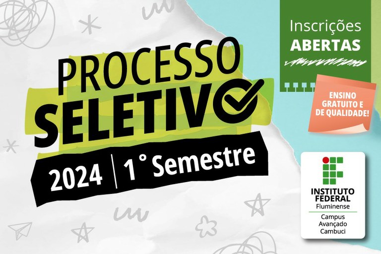 Processo Seletivo 2024/1