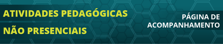 Banner para página de Atividades Pedagógicas não Presenciais