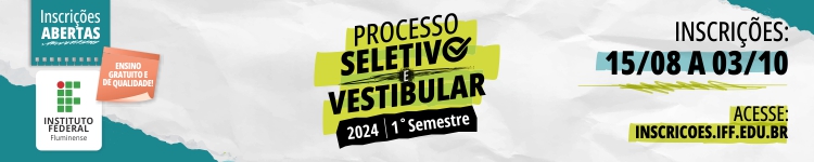 Inscrições abertas para o Processo Seletivo e Vestibular 2024.1