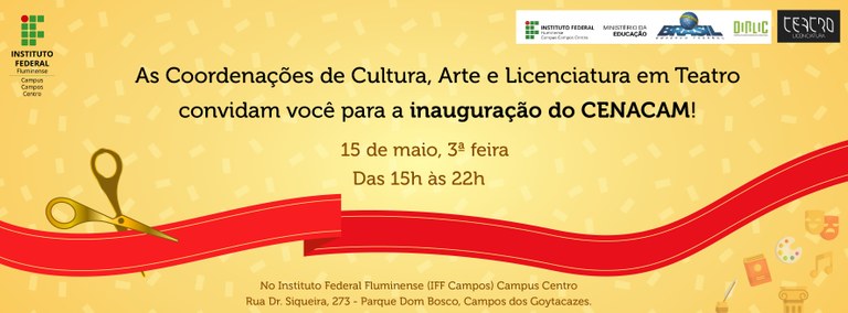 Inauguração do Cenacam