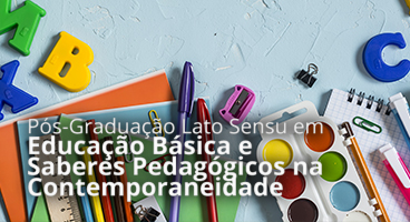 Arte página inicial do curso Educação Básica e Saberes Pedagógicos na Contemporaneidade