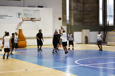 O basquete masculino abriu a sequência de jogos da fase classificatória (Foto: Raphaella Cordeiro).