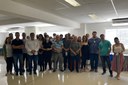 Parte da equipe gestora e servidores prestigiam a inauguração do novo espaço (Foto: Divulgação).