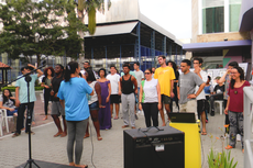 Estudantes e professores participam de umas das oficinas do Viradão Cultural (Fotos: Rakenny Barboza/Comunicação Social)