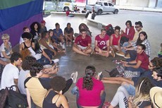 A discussão das minorias foi realizada na Concha Acústica.