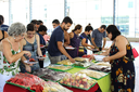  A comida, feita no campus, despertou apetites  (Foto: Rakenny Braga)