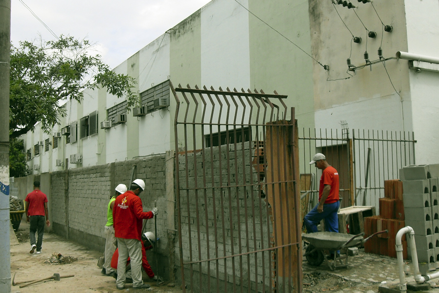 Oportunidade oferecida na área de construção civil.