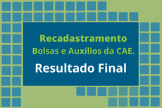 Os estudantes incluídos nos programas da CAE que tiveram o recadastramento deferido irão continuar a receber a partir de abril.Arte: Raphaella Cordeiro