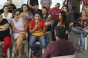 A servidora Gastiliane Ribeiro na Conversa com o diretor (Foto: Bruno Rufino)