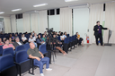 O lançamento da 9ª Mostre-se ocorreu no auditório Miguel Ramalho e reuniu diretor do campus, representantes das empresas e servidores.
