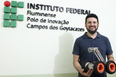 CEO da Roveq, Thiago cursa atualmente o curso de Doutorado Profissional em Modelagem e Tecnologia para Meio Ambiente Aplicadas em Recursos Hídricos, oferecido pelo IFF (Foto: Divulgação).