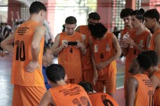 As equipes masculinas de basquete e xadrez venceram a etapa regional e vão disputar a fase nacional da competição.Fotos: Divulgação/Instituto Federal do Espírito Santo