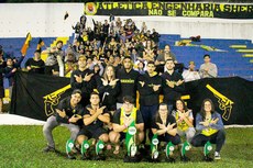 A Sheriff e os troféus conquistados em 2017 (Foto: Divulgação)