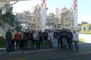 Estudantes de engenharia elétrica do IFF em visita técnica realizada no dia 14/04/2016