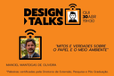 Arte de Divulgação do evento Design Talks.