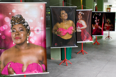 Fotos revelam a força das mulheres na luta contra o câncer de mama.(Fotos: Letícia Cunha)