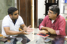 O presidente do IMTT, Felipe Quintanilha, e o diretor-geral do IFF Campos Centro, Carlos Alberto Henriques, se reuniram para acertar a sinalização de trânsito com a nova portaria.Foto: Rakenny Braga